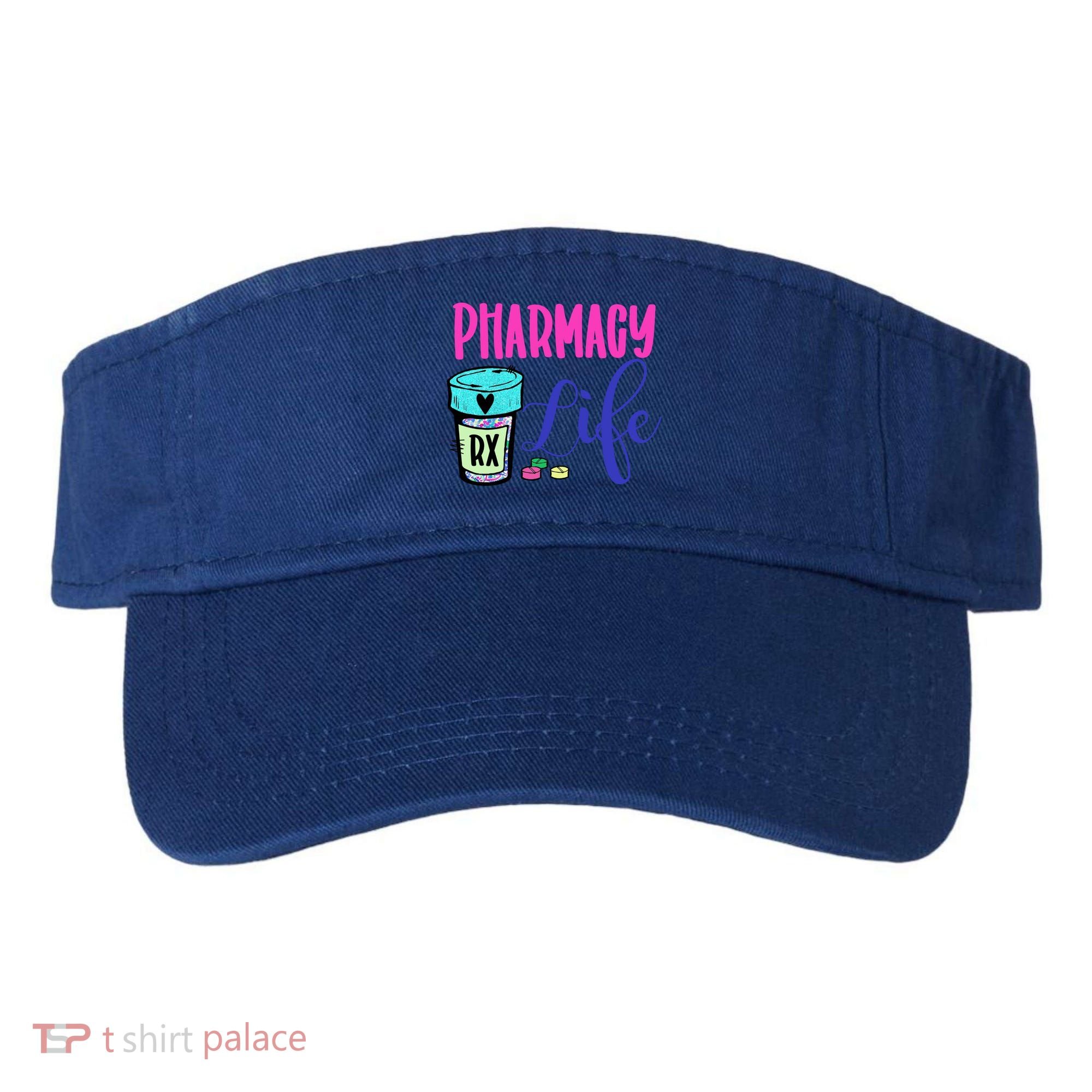 Cute Pharmacy Life Medication Pill Pharmacist Pharmacy Tech Gift Visor