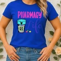 Cute Pharmacy Life Medication Pill Pharmacist Pharmacy Tech Gift Women's T-Shirt thumb 2