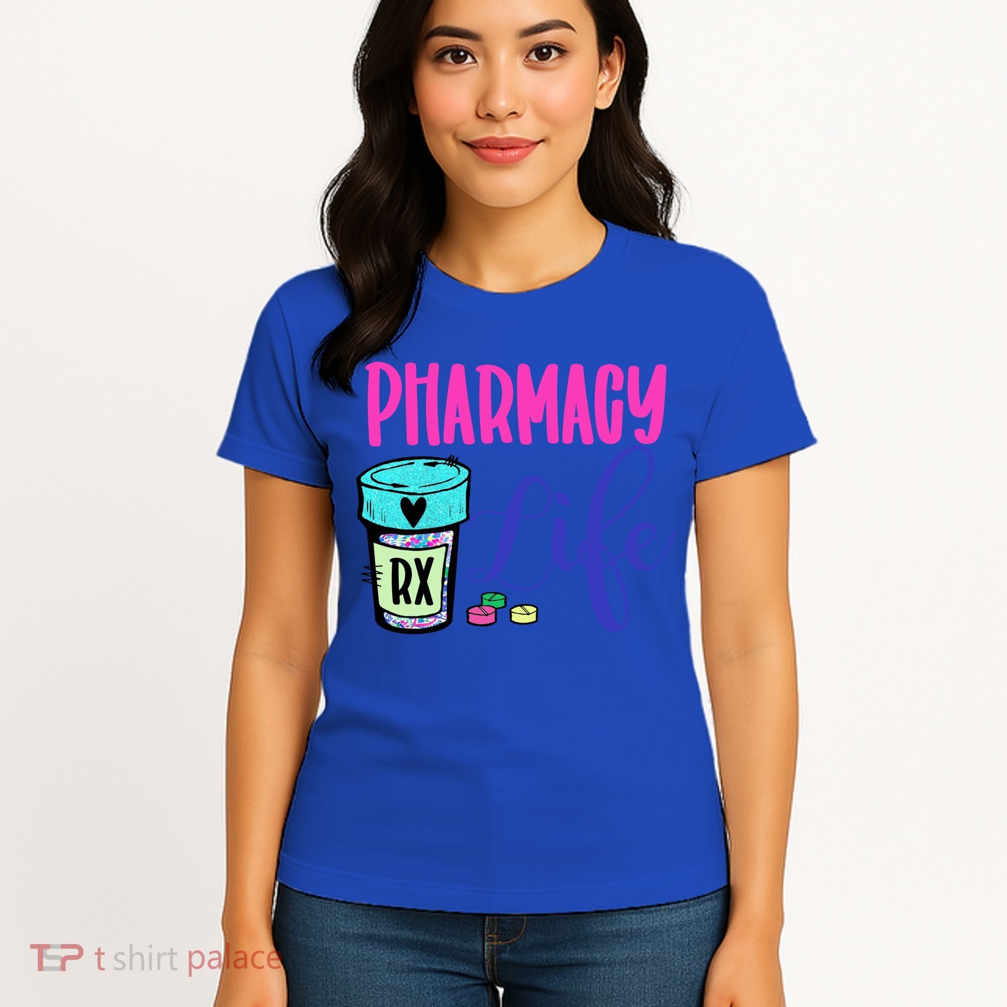 Cute Pharmacy Life Medication Pill Pharmacist Pharmacy Tech Gift Women's T-Shirt