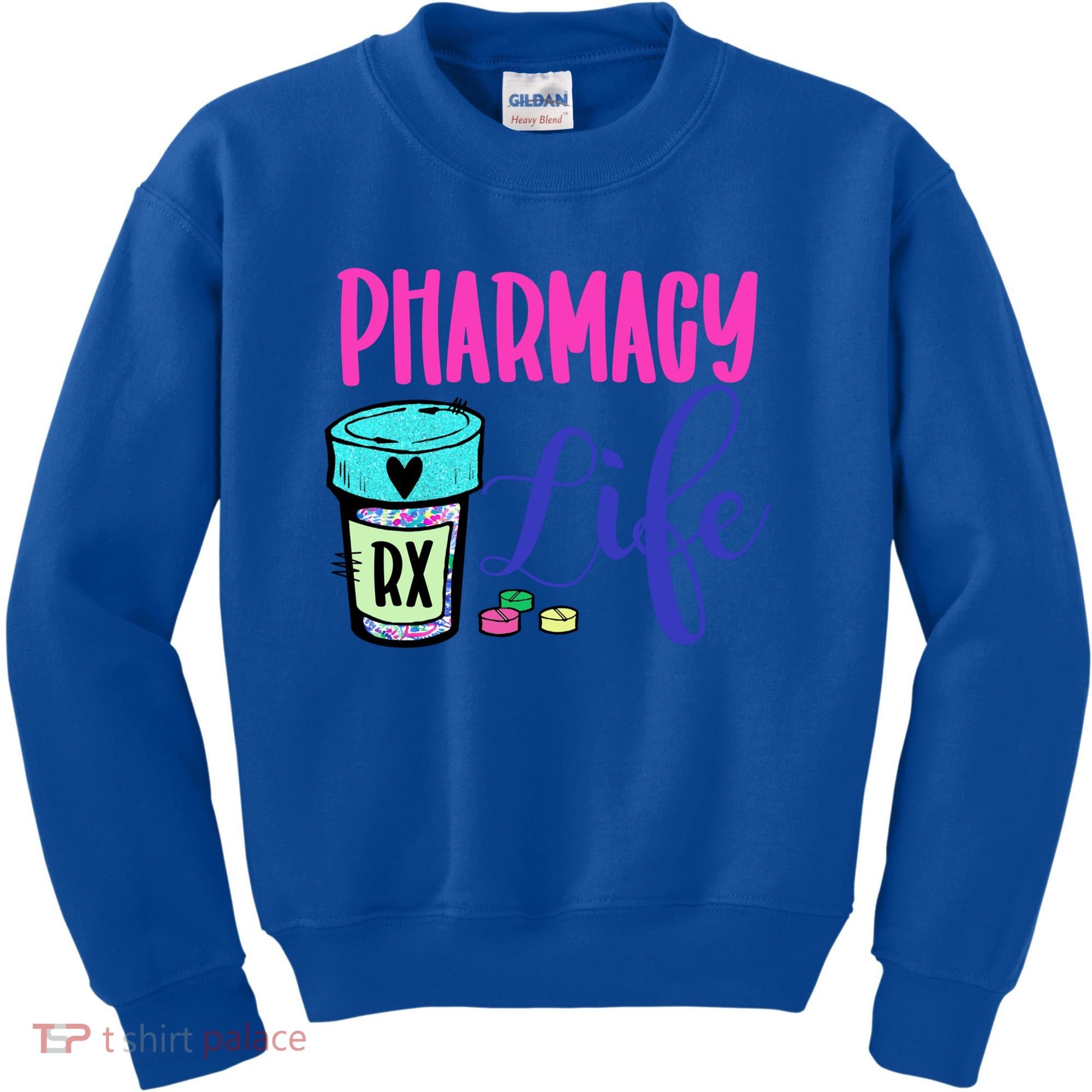 Cute Pharmacy Life Medication Pill Pharmacist Pharmacy Tech Gift Kids Sweatshirt
