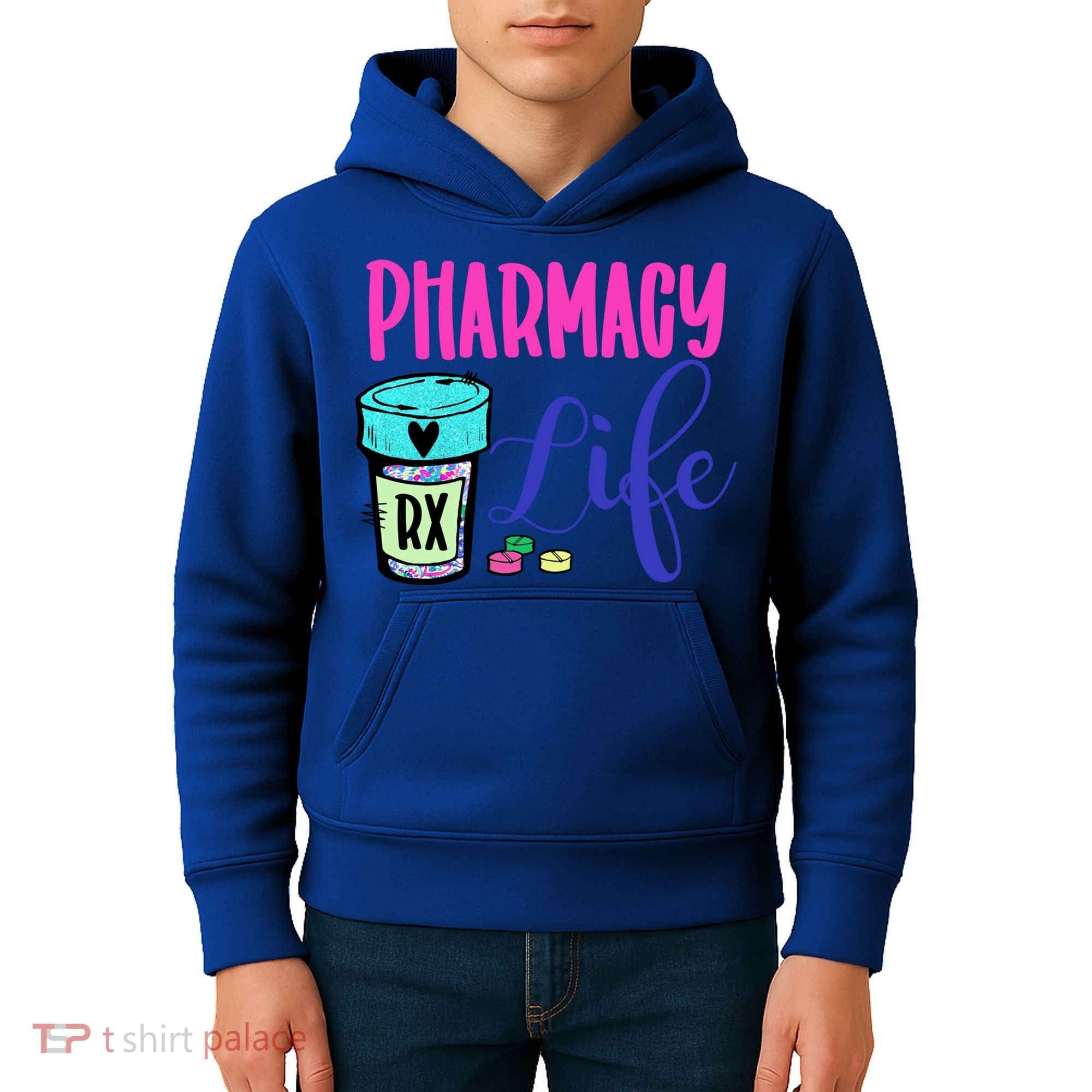 Cute Pharmacy Life Medication Pill Pharmacist Pharmacy Tech Gift Kids Hoodie
