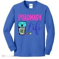 Cute Pharmacy Life Medication Pill Pharmacist Pharmacy Tech Gift Kids Long Sleeve Shirt thumb 0