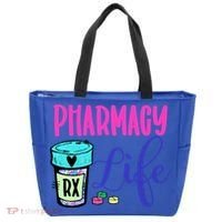 Cute Pharmacy Life Medication Pill Pharmacist Pharmacy Tech Gift Tote Bag thumb 0