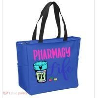 Cute Pharmacy Life Medication Pill Pharmacist Pharmacy Tech Gift Tote Bag thumb 2
