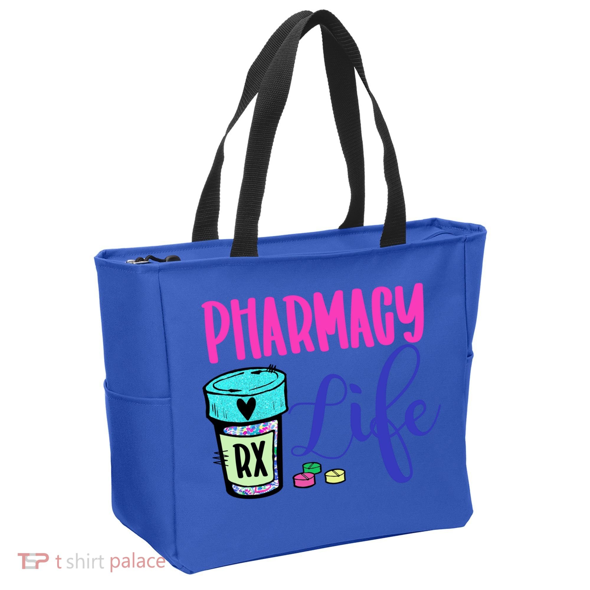 Cute Pharmacy Life Medication Pill Pharmacist Pharmacy Tech Gift Tote Bag