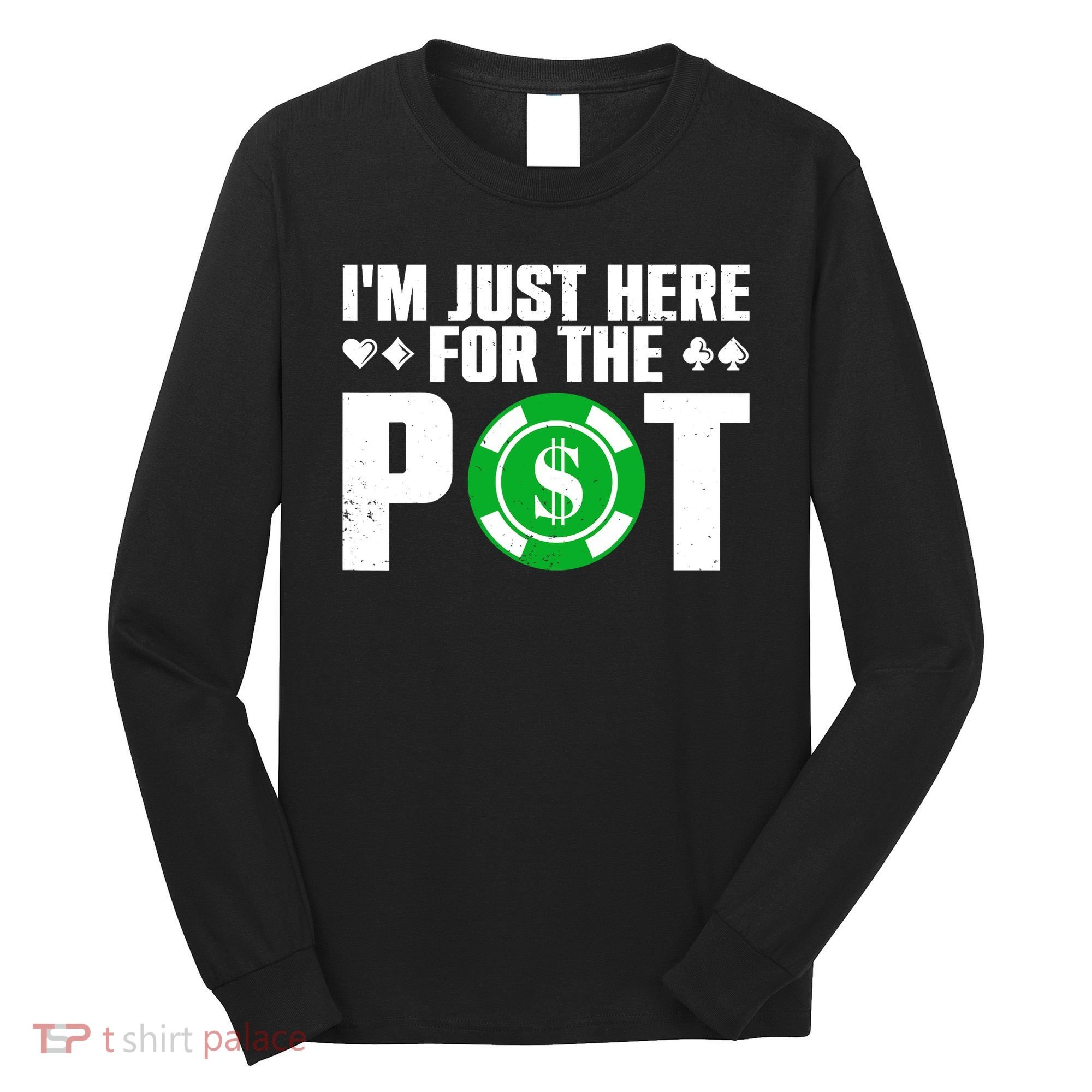 Cool Poker Lover Card Casino Player Gambler Long Sleeve Shirt