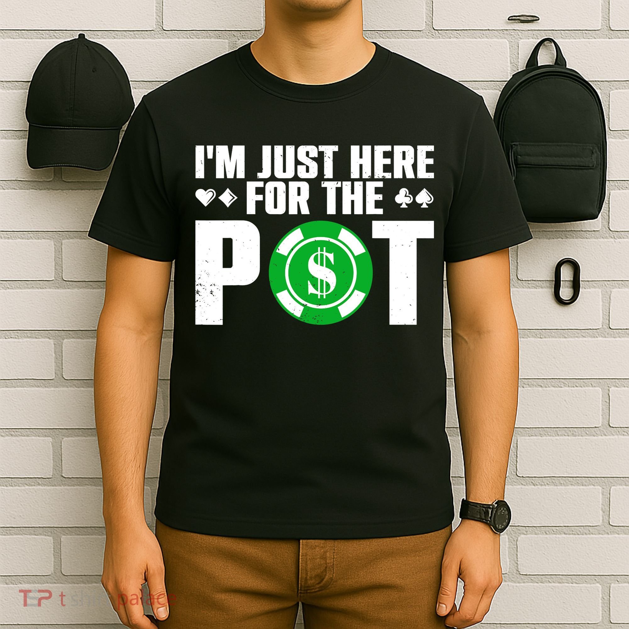 Cool Poker Lover Card Casino Player Gambler T-Shirt