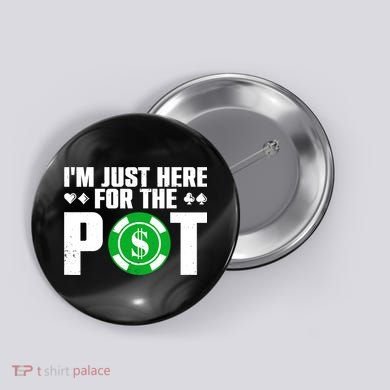 Cool Poker Lover Card Casino Player Gambler Button