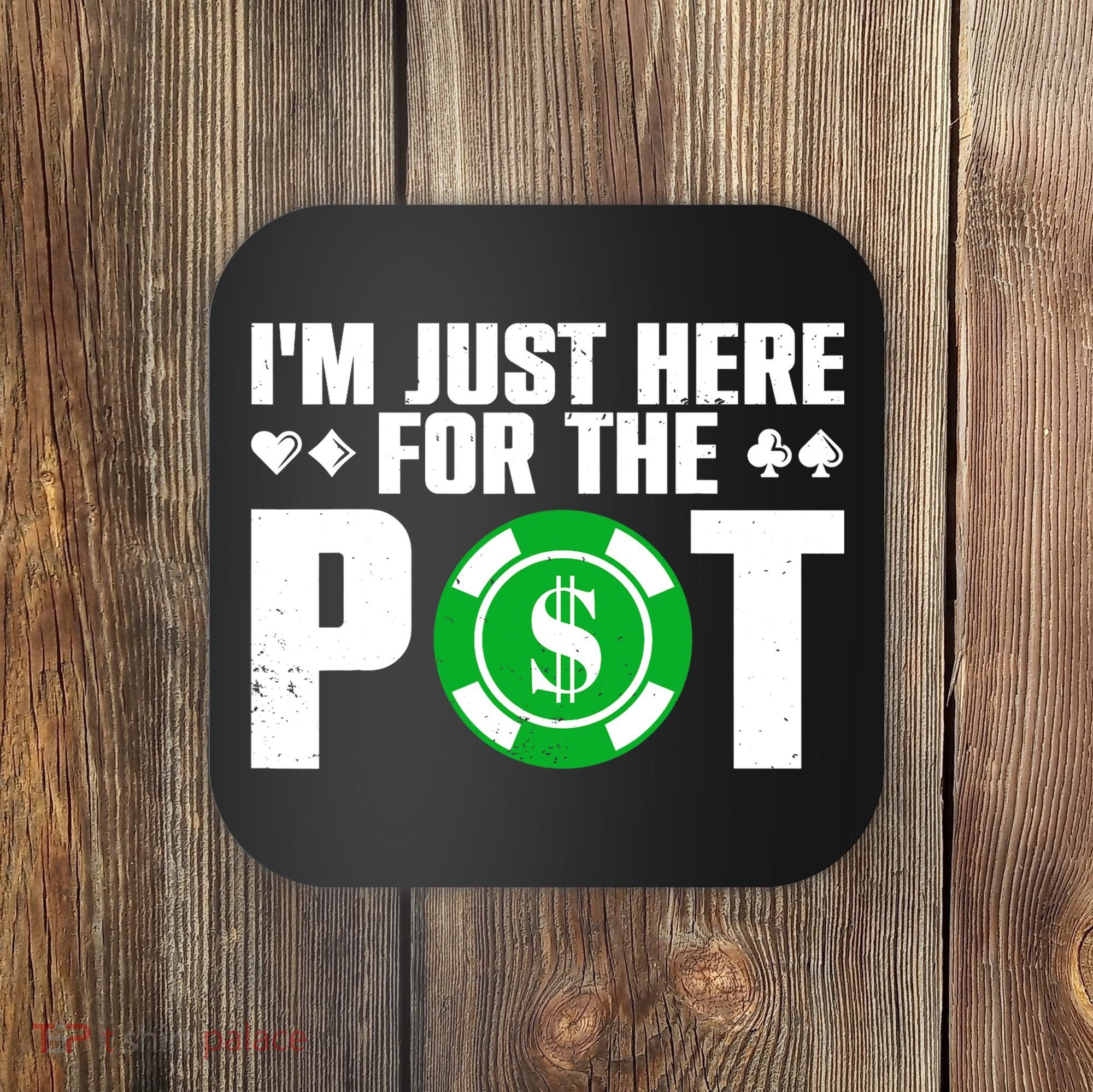 Cool Poker Lover Card Casino Player Gambler Coaster