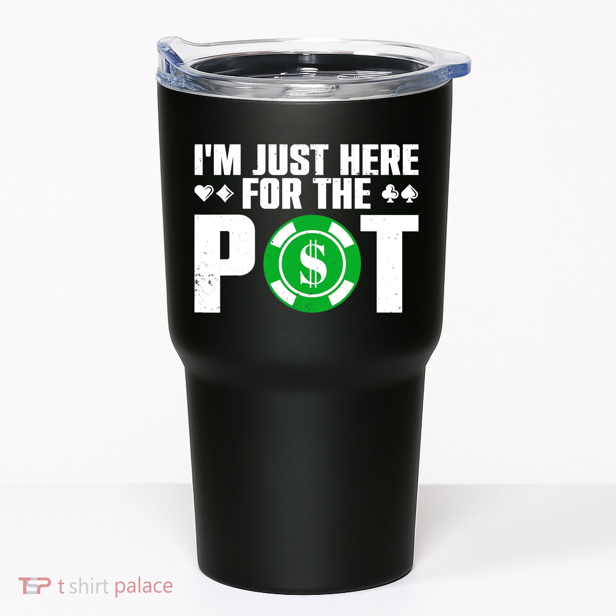 Cool Poker Lover Card Casino Player Gambler Tumbler