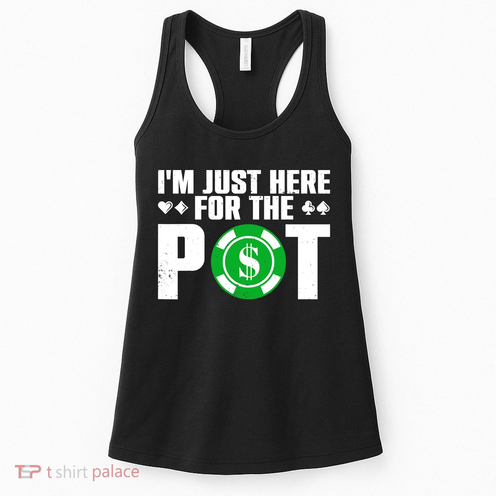 Cool Poker Lover Card Casino Player Gambler Women's Tank Top