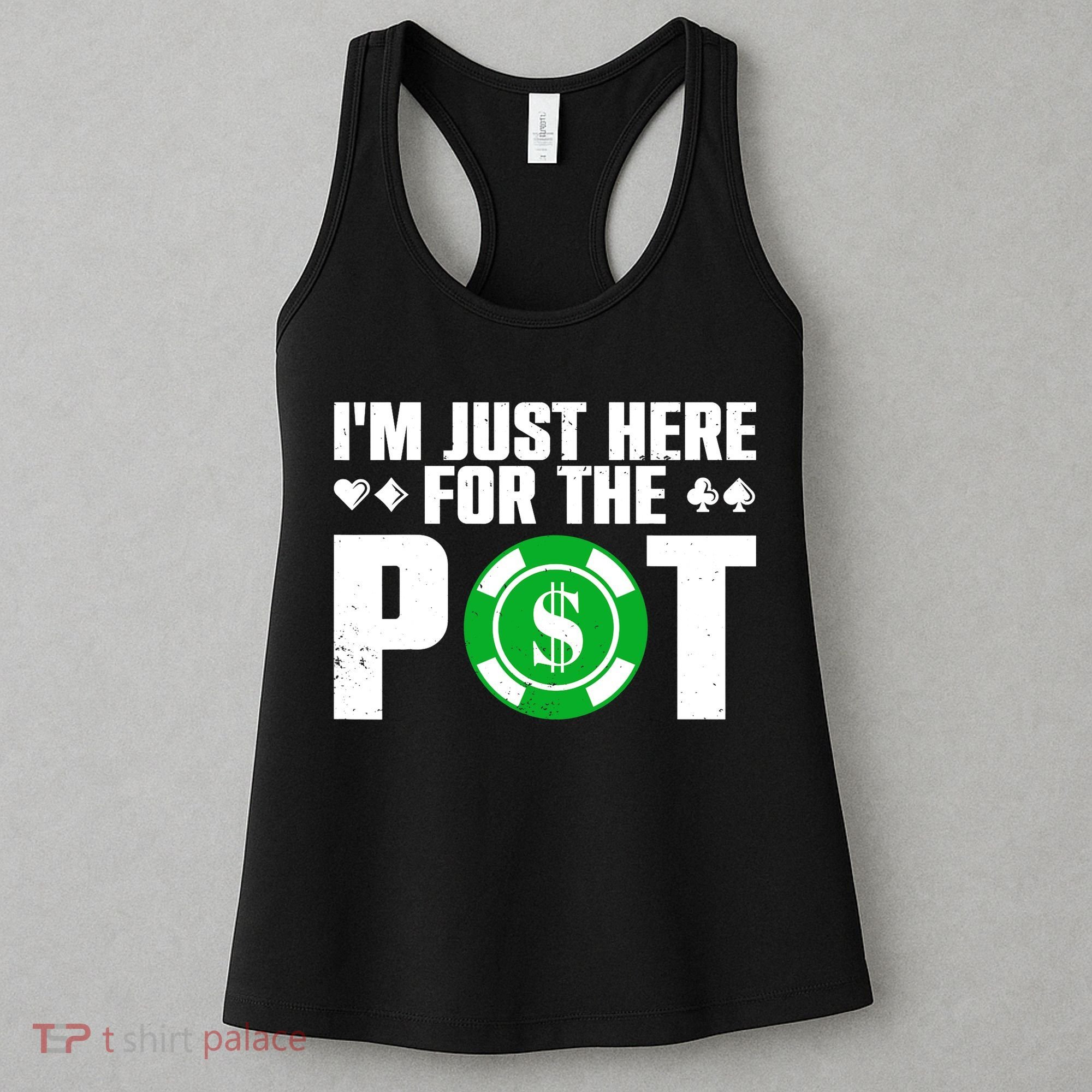 Cool Poker Lover Card Casino Player Gambler Women's Tank Top