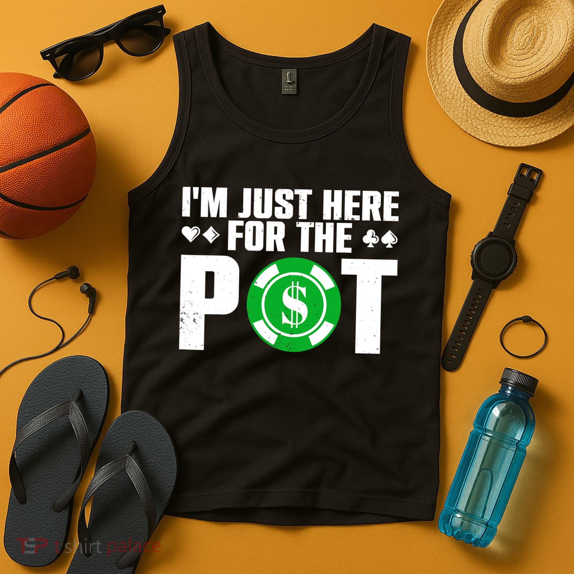 Cool Poker Lover Card Casino Player Gambler Tank Top
