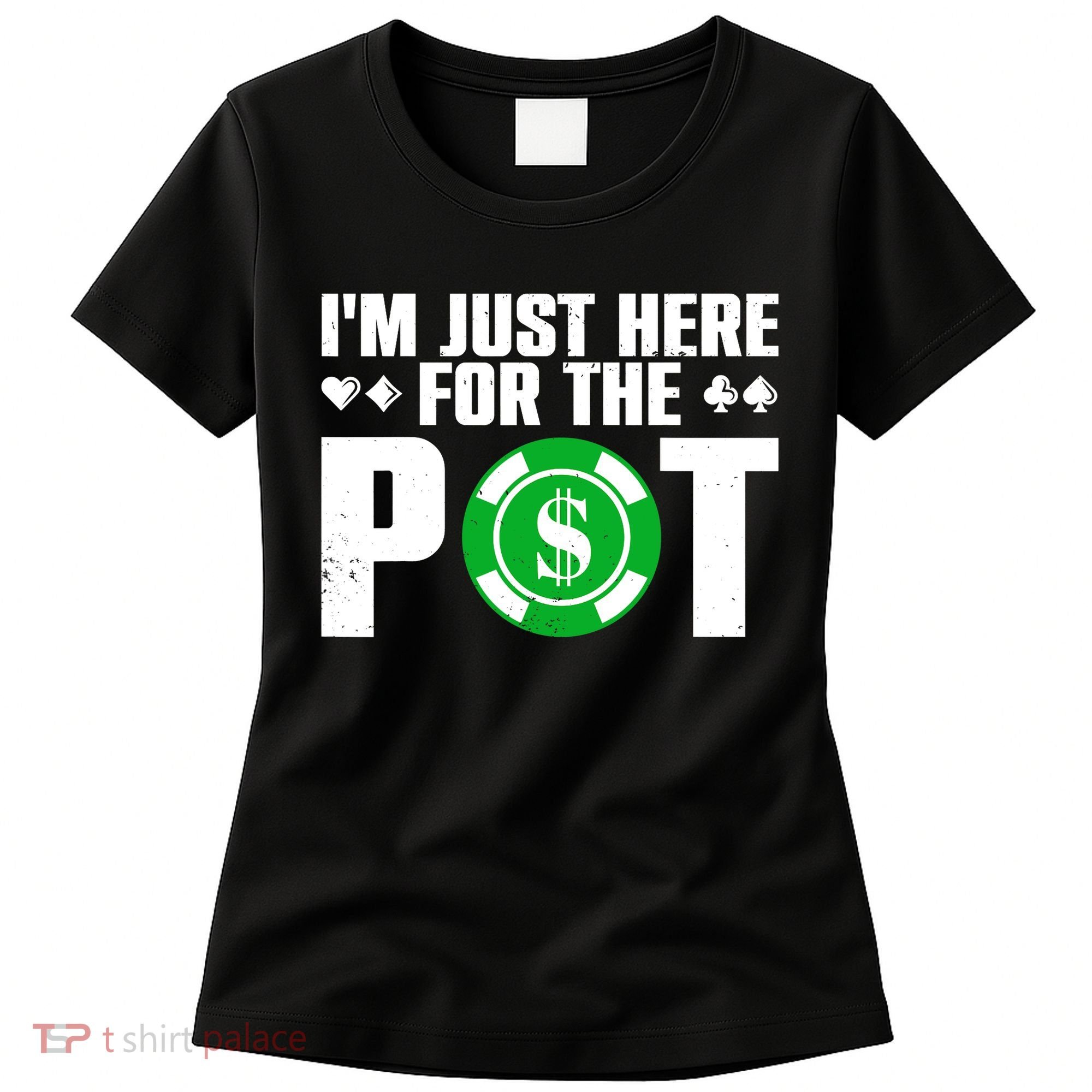 Cool Poker Lover Card Casino Player Gambler Women's T-Shirt