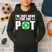 Cool Poker Lover Card Casino Player Gambler Kids Hoodie thumb 2