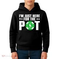 Cool Poker Lover Card Casino Player Gambler Kids Hoodie thumb 4
