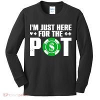 Cool Poker Lover Card Casino Player Gambler Kids Long Sleeve Shirt thumb 0