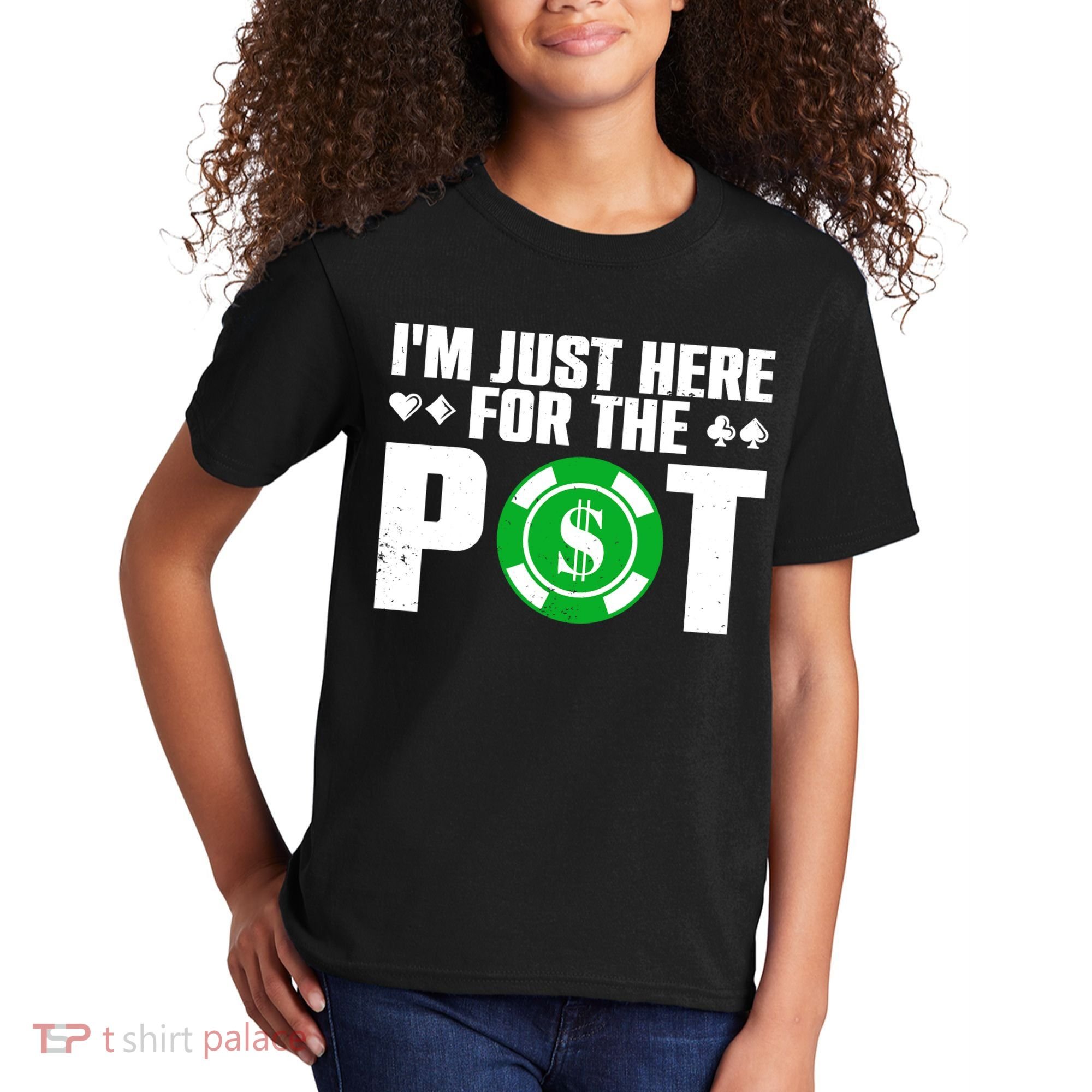 Cool Poker Lover Card Casino Player Gambler Kids T-Shirt