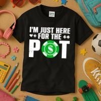 Cool Poker Lover Card Casino Player Gambler Kids T-Shirt thumb 3