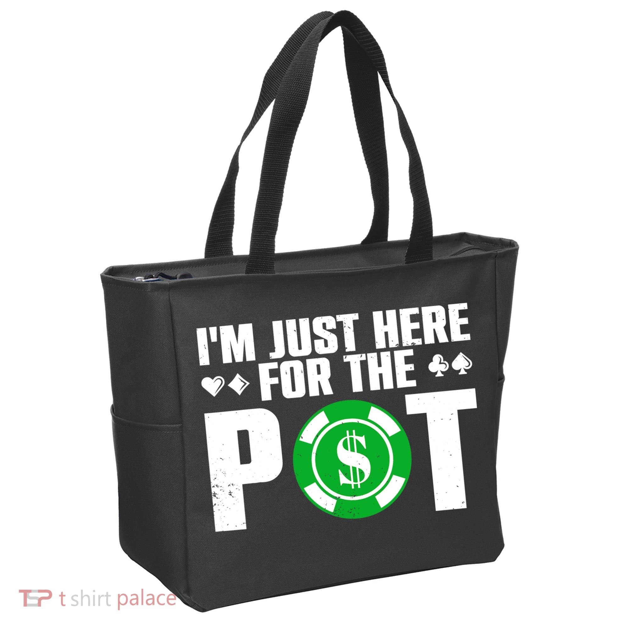 Cool Poker Lover Card Casino Player Gambler Tote Bag