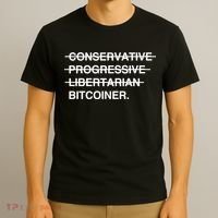 Conservative Progressive Libertarian Bitcoiner T-Shirt thumb 3