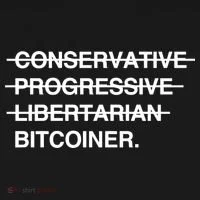 Conservative Progressive Libertarian Bitcoiner Baby Bodysuit thumb 2