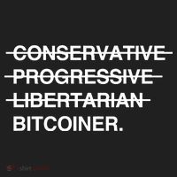 Conservative Progressive Libertarian Bitcoiner Golf Towel thumb 3