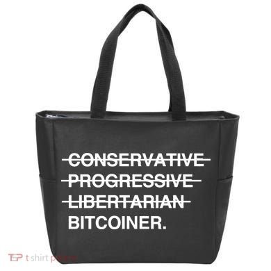 Conservative Progressive Libertarian Bitcoiner Tote Bag
