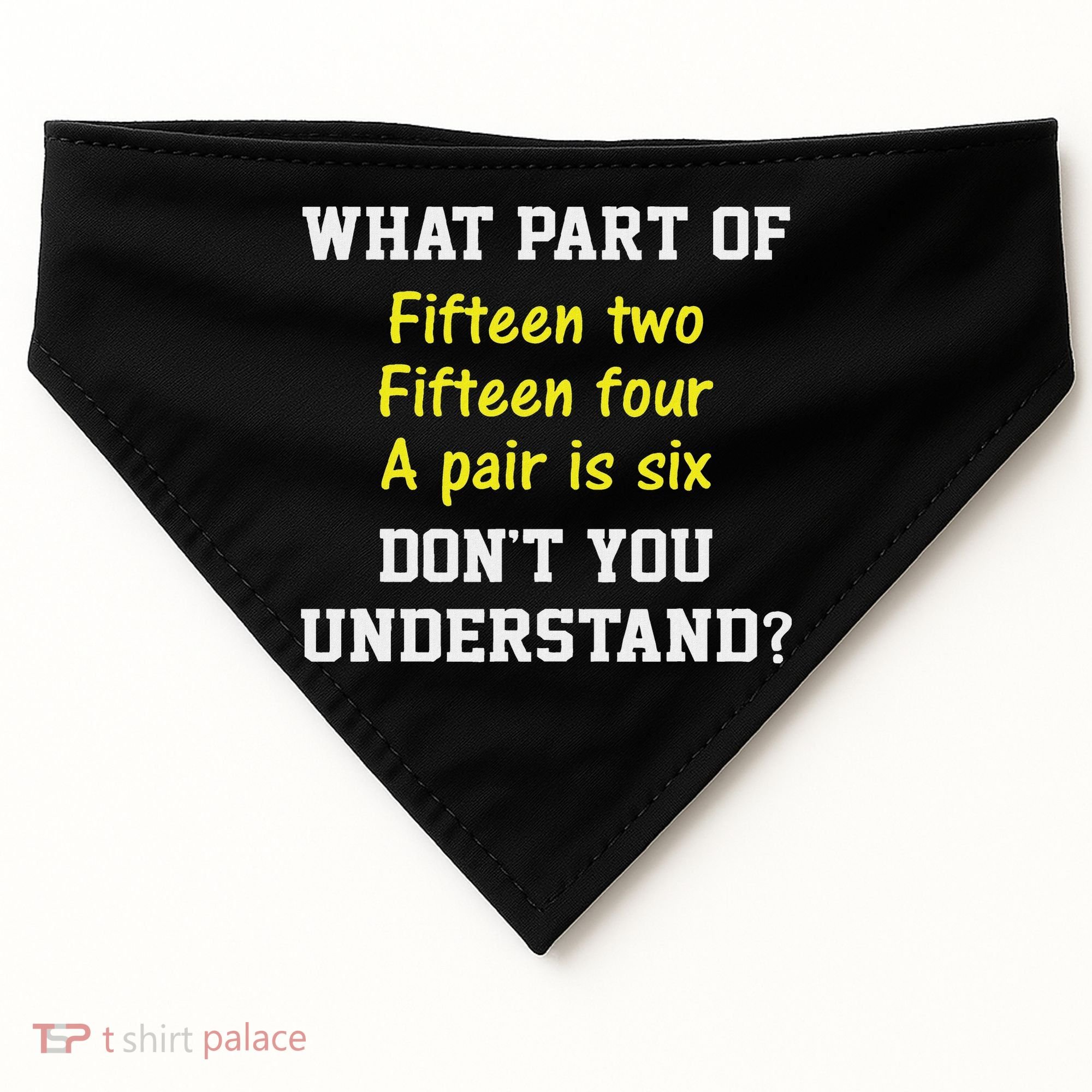 Cribbage Player Lover Joke Card Game Cribbage USA-Made Doggie Bandana