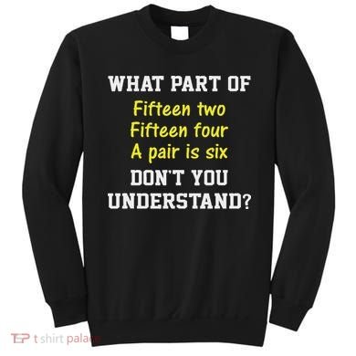Cribbage Player Lover Joke Card Game Cribbage Sweatshirt