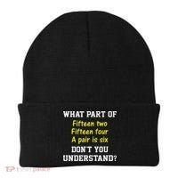 Cribbage Player Lover Joke Card Game Cribbage Beanie thumb 0