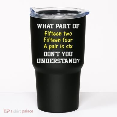 Cribbage Player Lover Joke Card Game Cribbage Tumbler