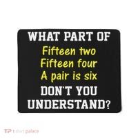 Cribbage Player Lover Joke Card Game Cribbage Mousepad thumb 0