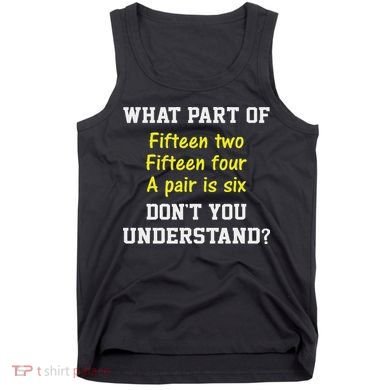 Cribbage Player Lover Joke Card Game Cribbage Tank Top
