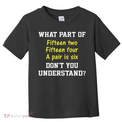 Cribbage Player Lover Joke Card Game Cribbage Toddler T-Shirt