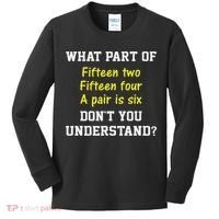 Cribbage Player Lover Joke Card Game Cribbage Kids Long Sleeve Shirt thumb 0