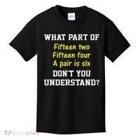 Cribbage Player Lover Joke Card Game Cribbage Kids T-Shirt thumb 0