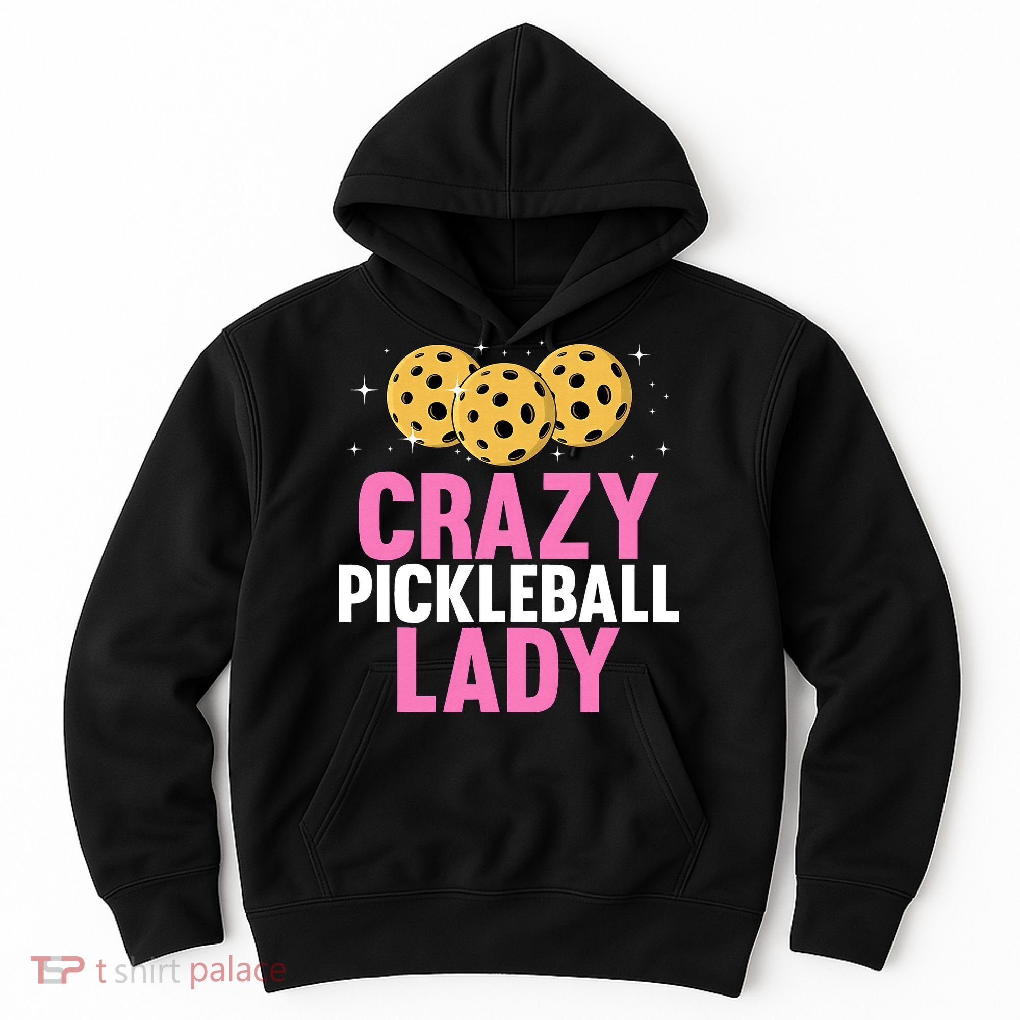 Crazy Pickleball Lady Funny Pickleball Gifts for  Hoodie