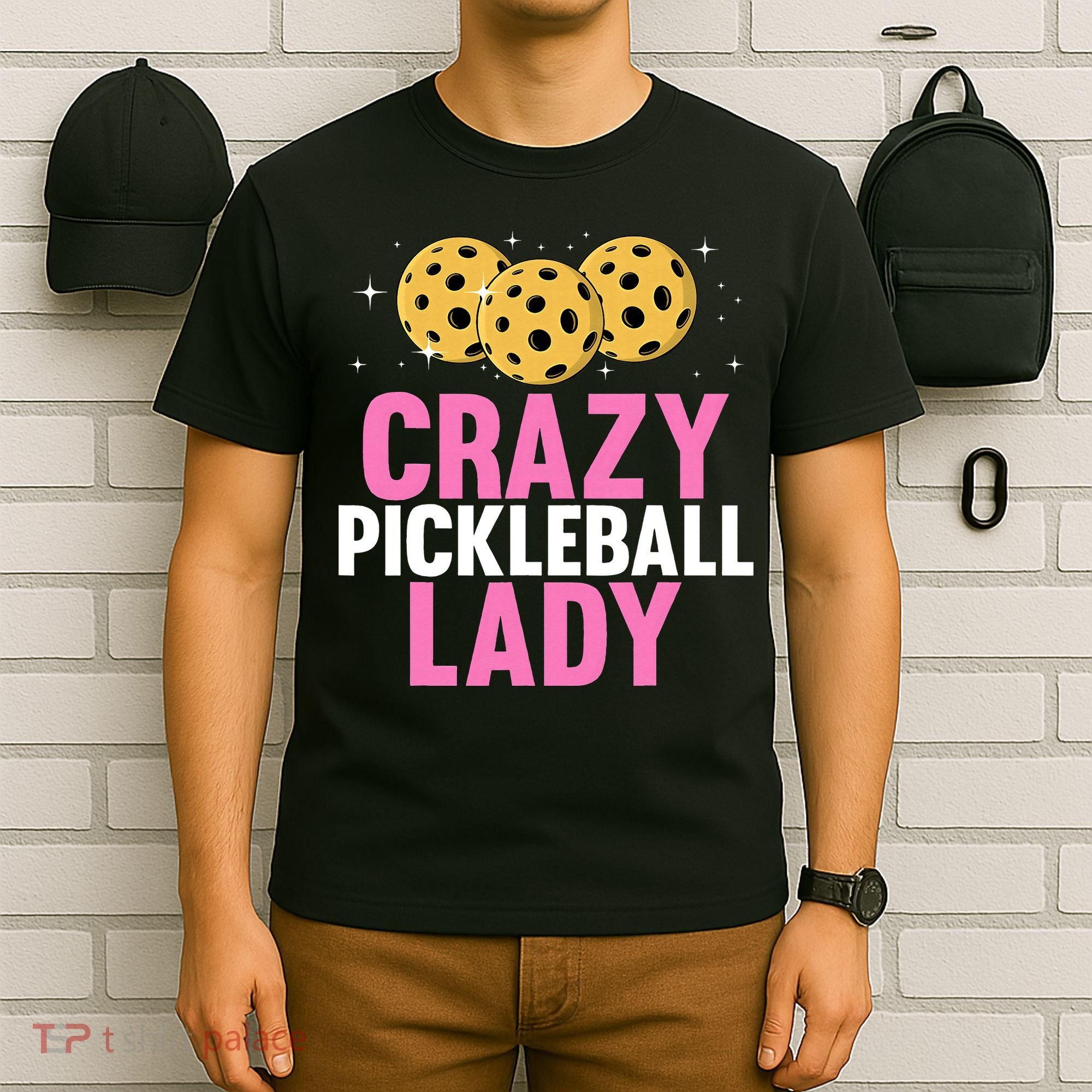 Crazy Pickleball Lady Funny Pickleball Gifts for  T-Shirt