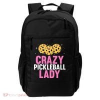 Crazy Pickleball Lady Funny Pickleball Gifts for  Backpack thumb 0