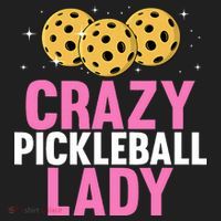 Crazy Pickleball Lady Funny Pickleball Gifts for  Beanie thumb 2