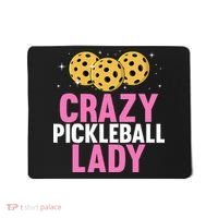 Crazy Pickleball Lady Funny Pickleball Gifts for  Mousepad thumb 0