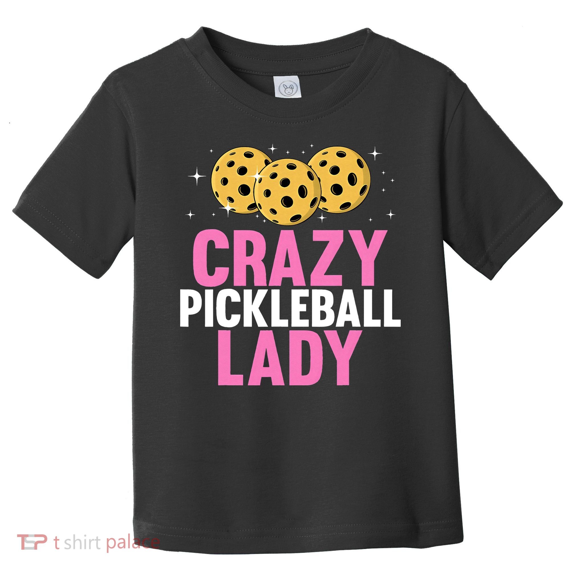 Crazy Pickleball Lady Funny Pickleball Gifts for  Toddler T-Shirt