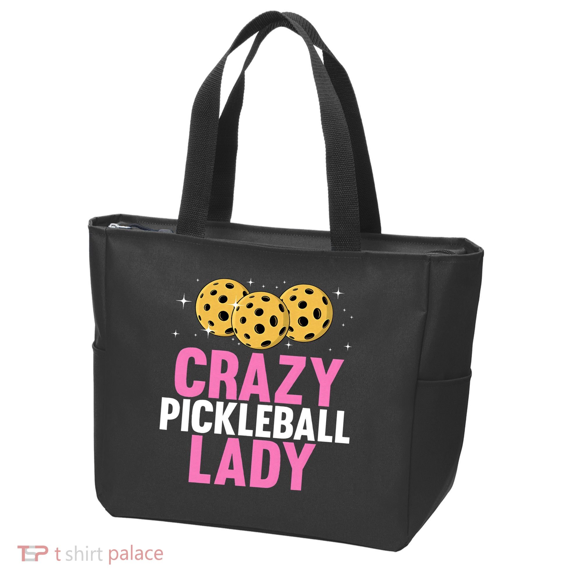 Crazy Pickleball Lady Funny Pickleball Gifts for  Tote Bag