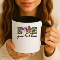 Custom Personalized Love Military Coffee Mug thumb 3