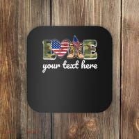 Custom Personalized Love Military Coaster thumb 0