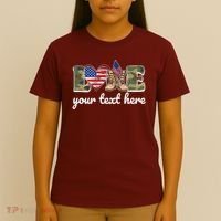 Custom Personalized Love Military T-Shirt thumb 4