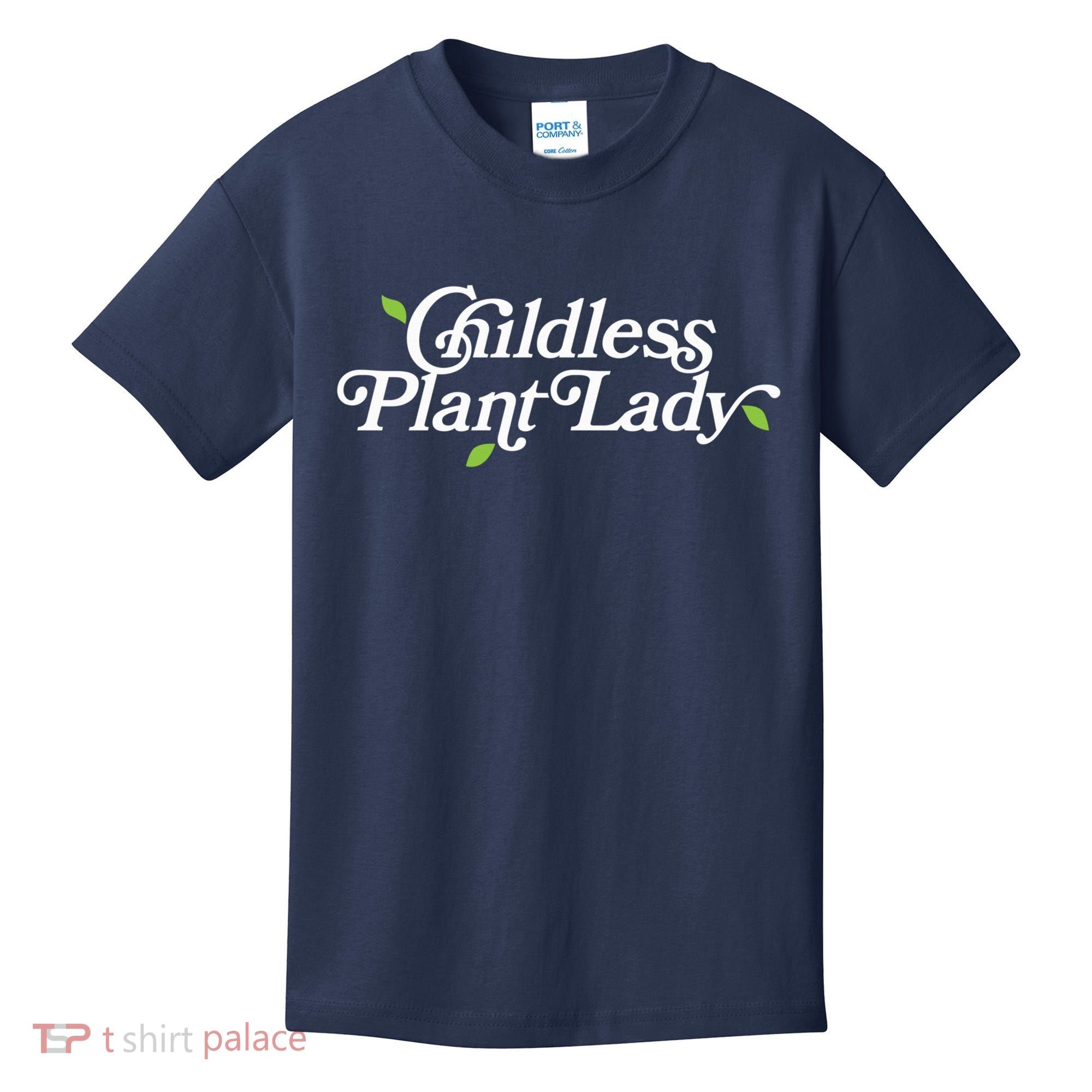 Childless Plant Lady (Childless Cat Lady Meme) Funny Kamala 2024 Kids T-Shirt