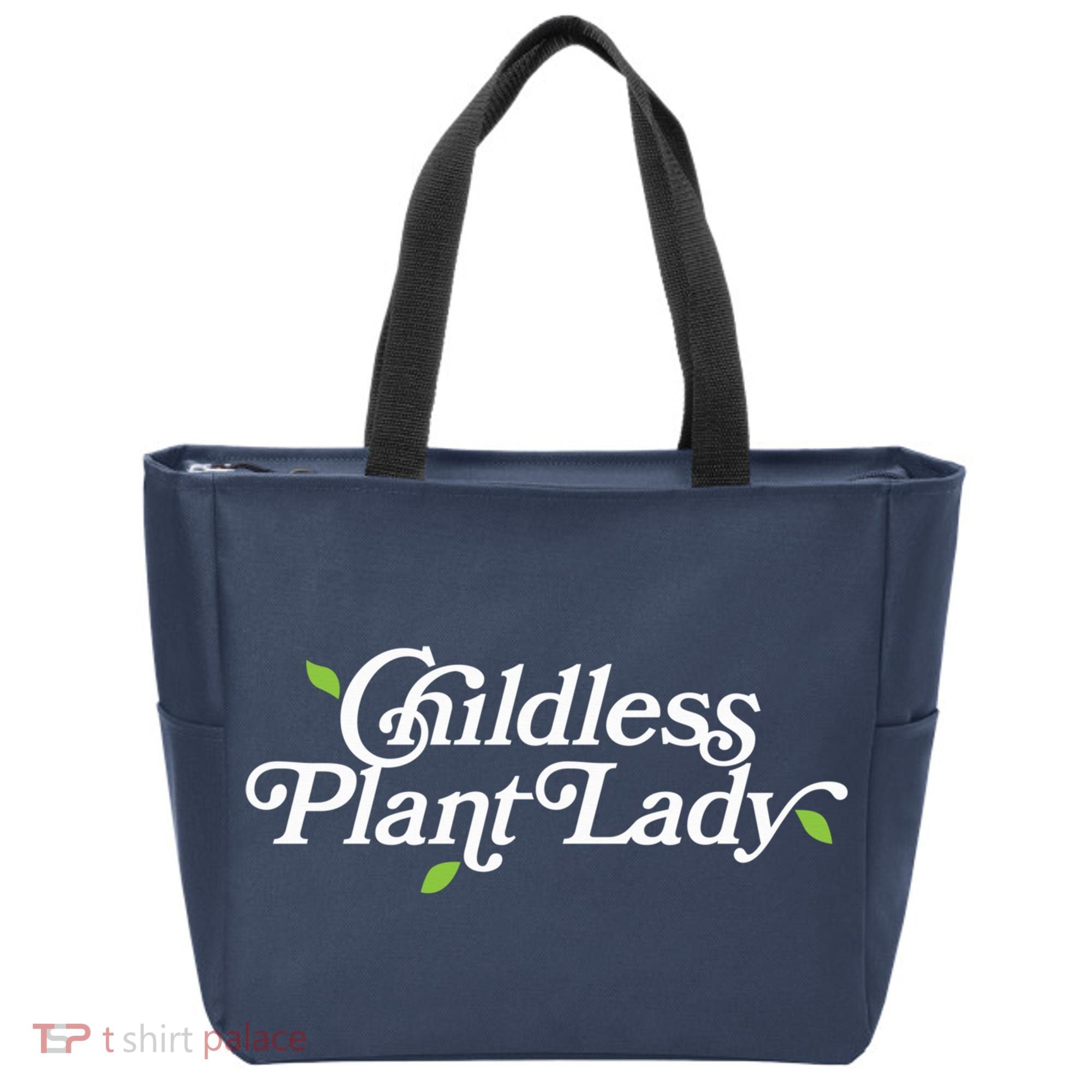 Childless Plant Lady (Childless Cat Lady Meme) Funny Kamala 2024 Tote Bag