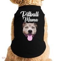 Cool Pitbull Mom For Women Mama Pitbull Owner Dog Lover Doggie Tank thumb 0